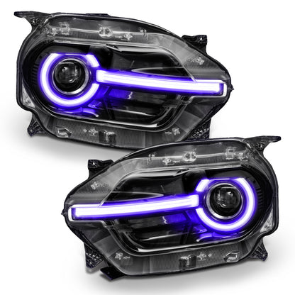 Oracle 2021 Ford Bronco Sport RGB+W Headlight DRL + Halo - ColorSHIFT w/ RF Controller