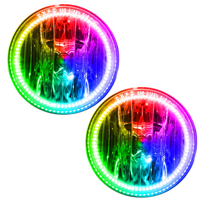 Oracle Nissan Xterra 02-04 LED Fog Halo Kit - ColorSHIFT