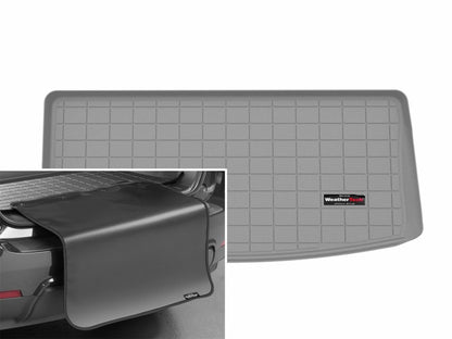 WeatherTech 2026 Cadillac Vistiq Behind 3rd Row Cargo Liner w/Bumper Protector - Grey