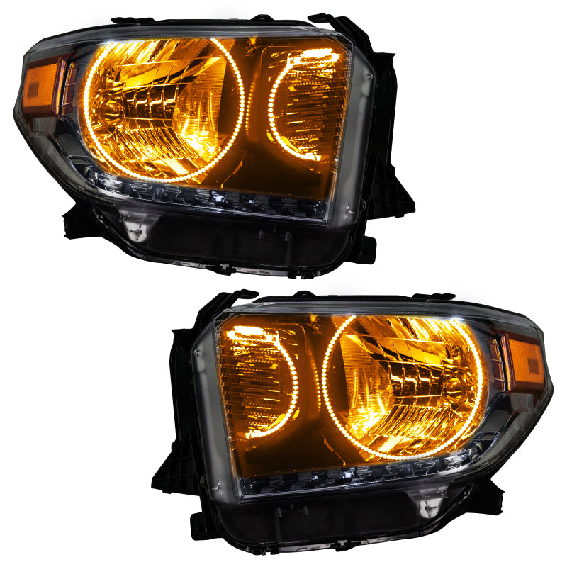 Oracle 14-17 Toyota Tundra SMD HL - Dual Halo Kit - ColorSHIFT