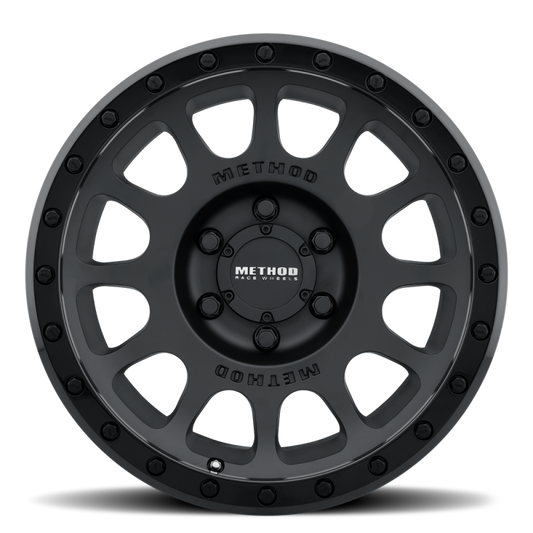 Method MR305 NV 17x8.5 0mm Offset 8x6.5 130.81mm CB Matte Black/Gloss Black Wheel