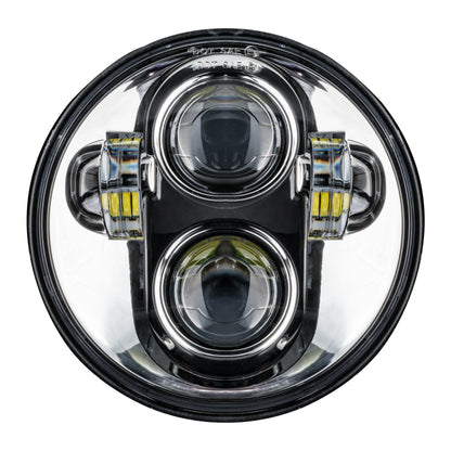 Oracle 5.75in 40W Replacement LED Headlight - Chrome