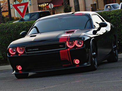 Oracle Dodge Challenger 08-14 Halo Kit (NonProjectorHL) - ColorSHIFT w/ 2.0 Controller