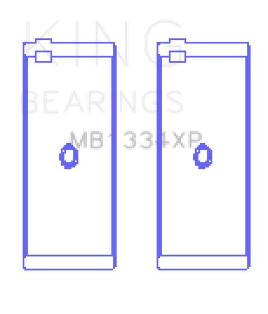 King Engine Bearings Kawasaki ZX-14R (2012-) #1/3/5 (Size +0.25mm) Main Bearing Set