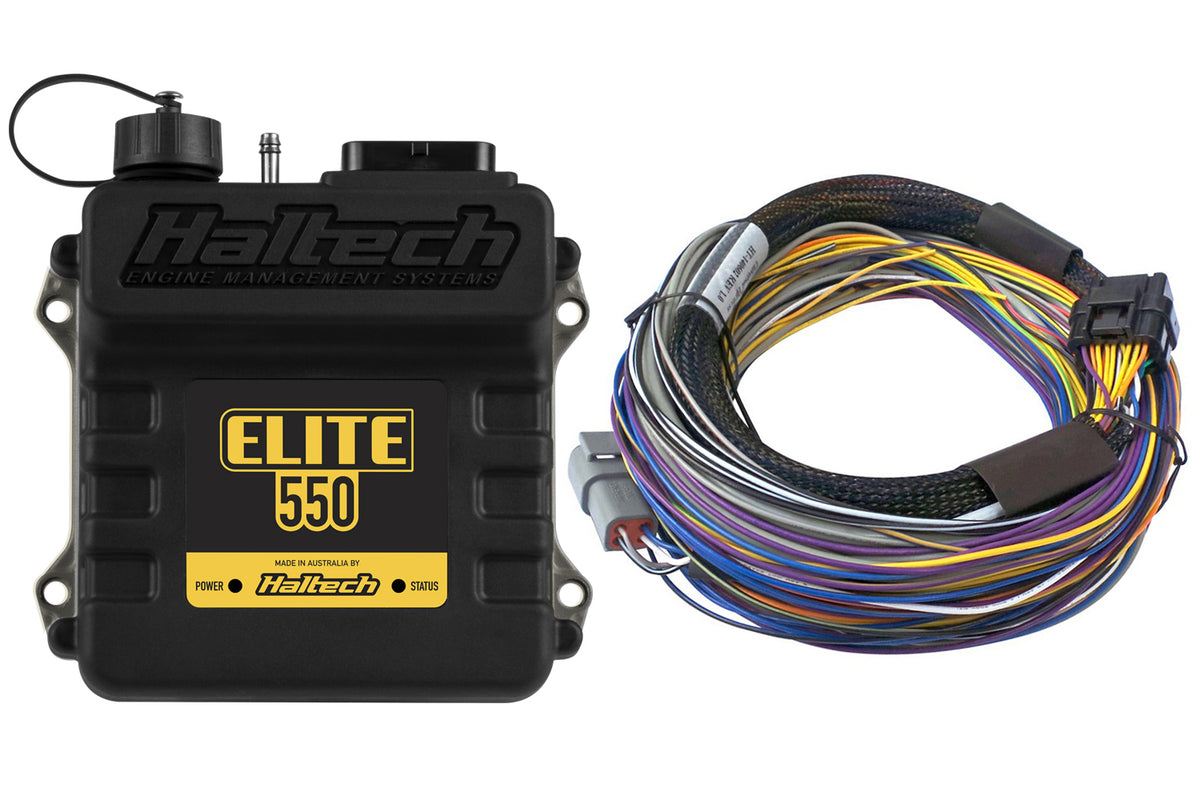 Elite 550 + Basic Universal Wire-in Harness Kit  2.5m (8â€™) Length: 2.5m (8)