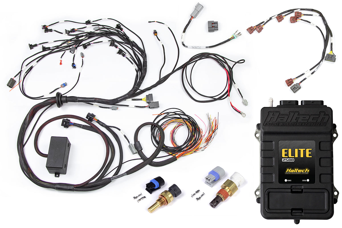 RB Twin CAM Elite 2500 ECU, Main Harness, CAS Breakout, Earl