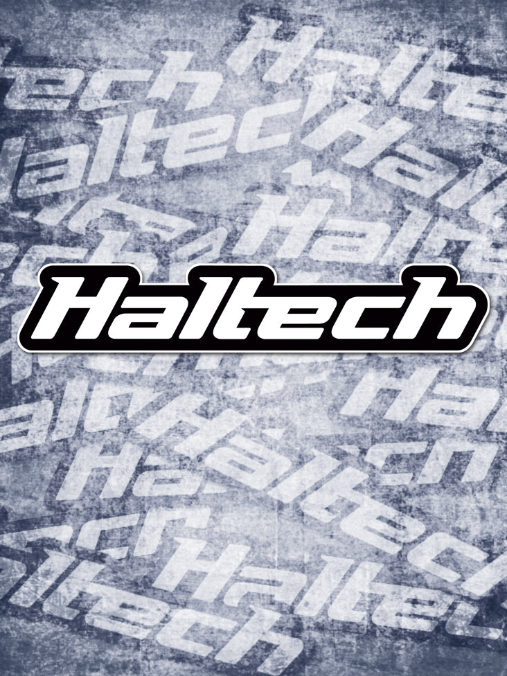 Haltech Sticker 400mm - Black & White Size: 400mm (16")