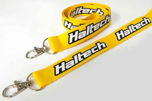 Haltech Lanyard - Yellow with printed logo