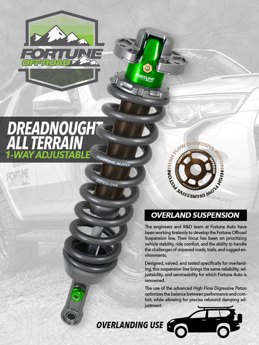 Fortune Auto Offroad for 4Runner (4th Generation) - Front & Rear (Complete) - Default w/ Swift Springs (2003-2009) - FO-TOYOTA-4G4R-C-STD-SW