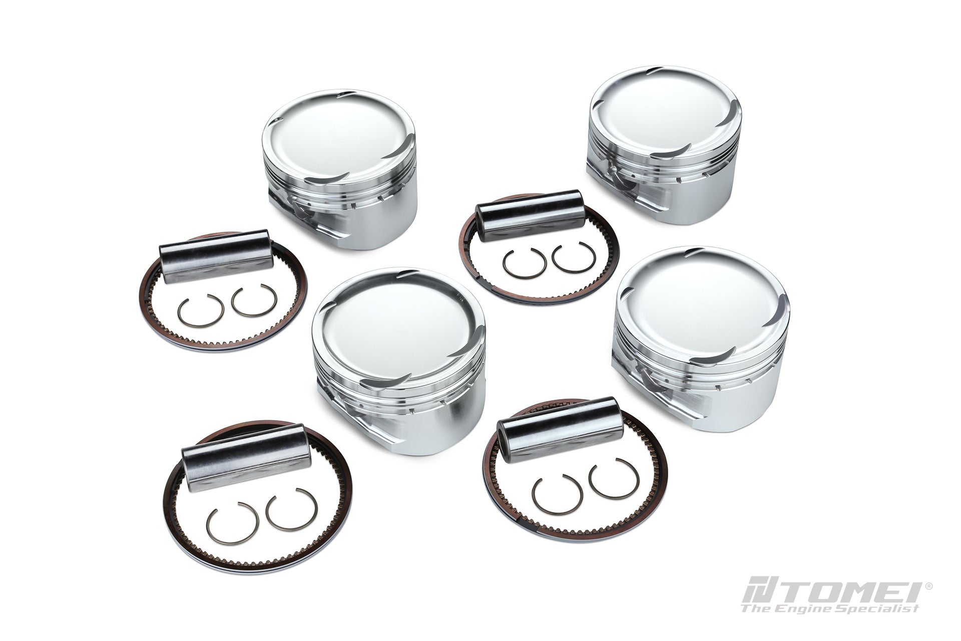 TOMEI FORGED PISTON SET 4B11 EVO10 87.00mm CH27.40 (2.3) CP