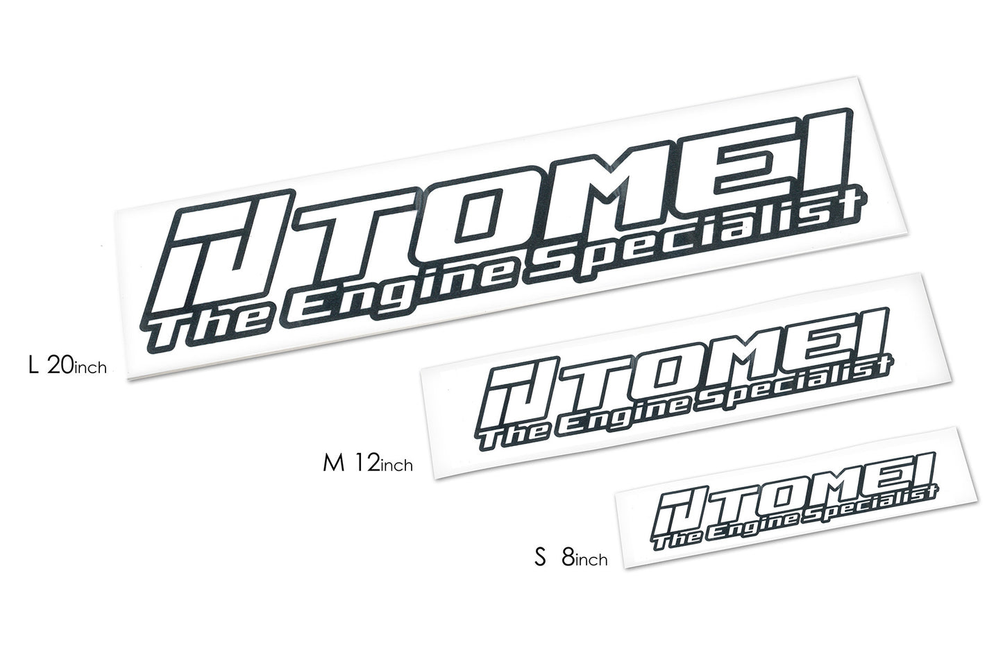 TOMEI STICKER ENGINE SPECIALIST 2016 12inch DIE CUT WHITE M