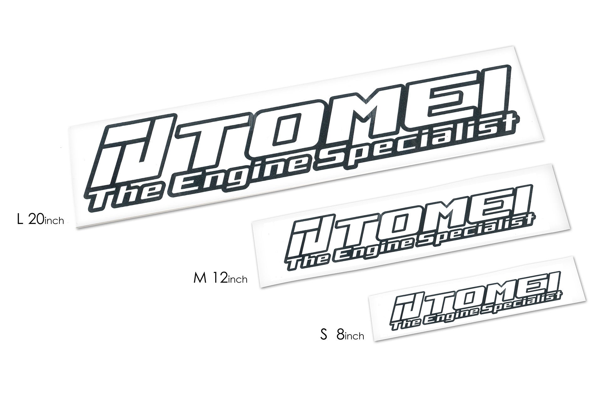 TOMEI STICKER ENGINE SPECIALIST 2016 12inch DIE CUT WHITE M