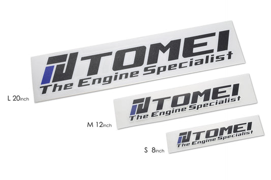 TOMEI STICKER ENGINE SPECIALIST 2016 20inch DIE CUT BLACK L