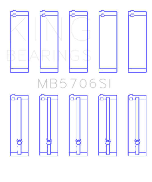 King Engine Bearings Hyundai i30 G4FC Main Bearing Set