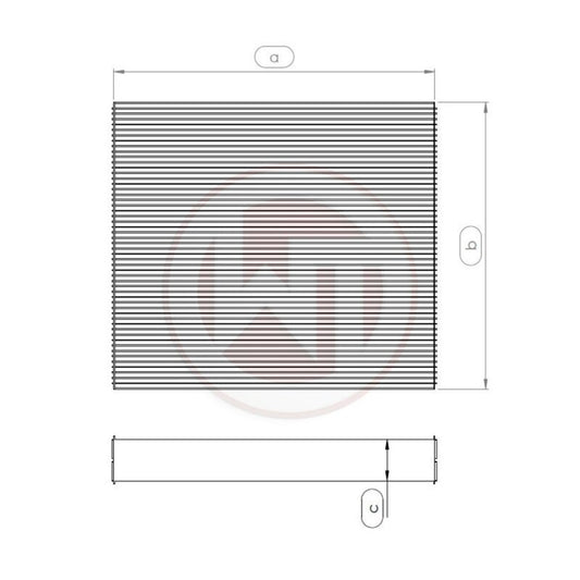 Wagner Tuning 524x468x68mm Radiator Core