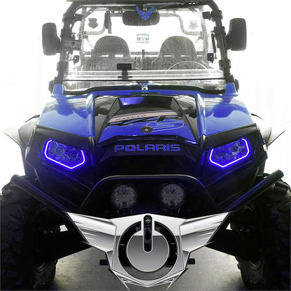 Oracle Polaris RZR 07-16 LED Halo Kit - ColorSHIFT
