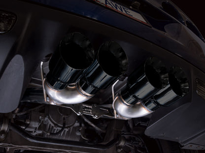 AWE Tuning C6 Chevrolet Corvette Z06/ZR1 Track Edition Axle-Back Exhaust w/ Diamond Black Tips