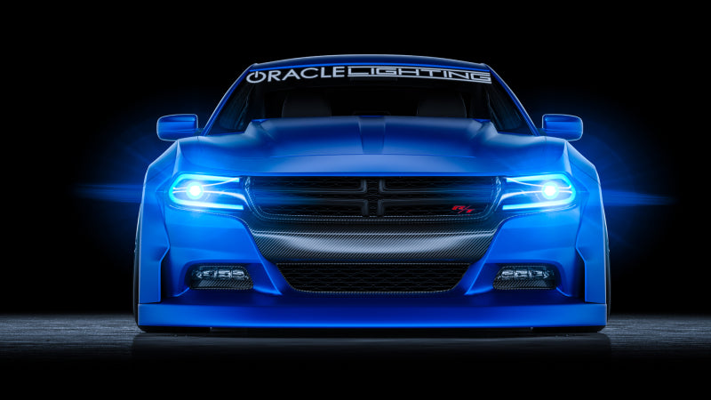 Oracle 15-21 Dodge Charger RGB+W DRL Headlight DRL Kit - ColorSHIFT w/ Simple Controller