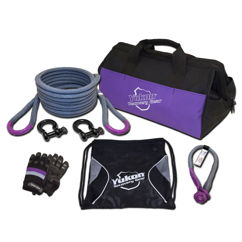 Yukon Gear Recovery Gear Kit w/7/8in Kinetic Rope