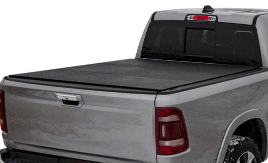 Access 02-18 Ram 1500/03-18 Ram 2500/3500 6ft 4in Bed LOMAX Tri-Fold Cover - Urethane Diamond Plate