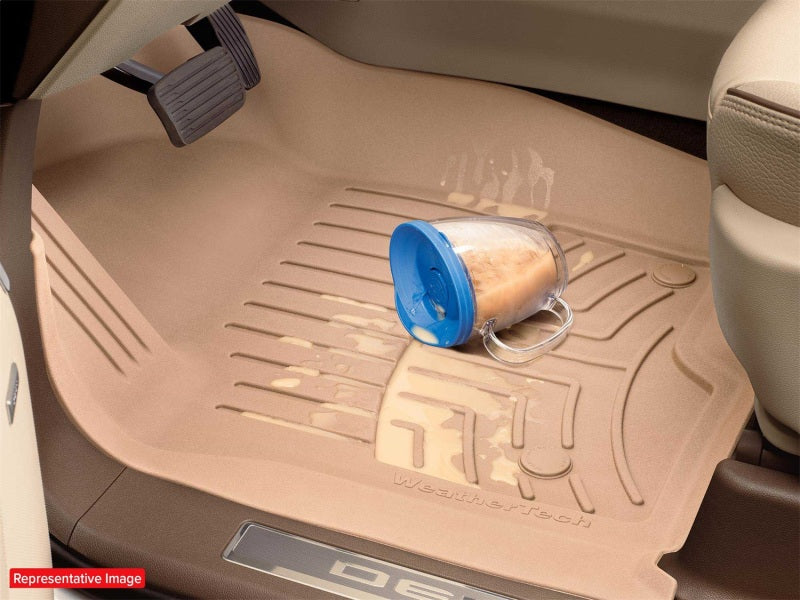 WeatherTech 2023+ GMC Canyon / Chevrolet Colorado Front FloorLiner HP - Cocoa