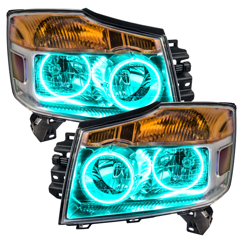 Oracle Nissan Armada 08-15 Halo Kit - ColorSHIFT w/ Simple Controller