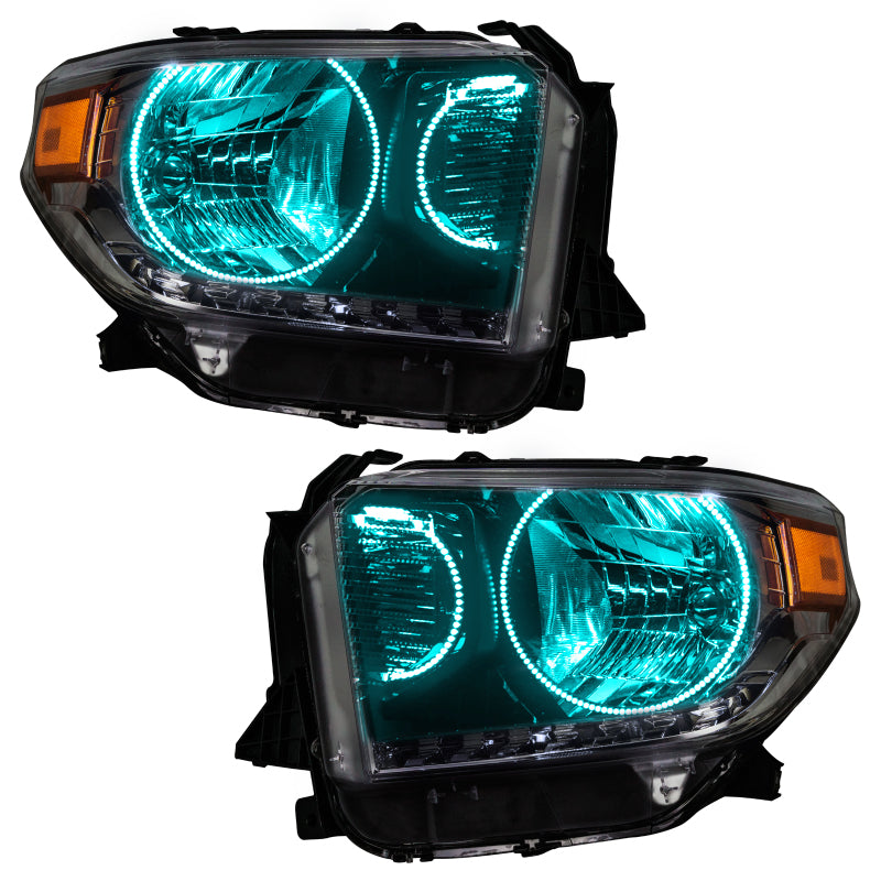 Oracle 14-17 Toyota Tundra SMD HL - Dual Halo Kit - ColorSHIFT
