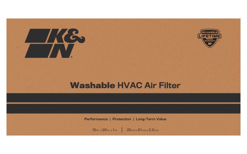 K&N HVAC Filter 10 X 20 X 1 Merv 8