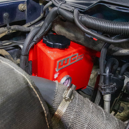 Wehrli 04.5-07 Dodge 5.9L Cummins OEM Placement Coolant Tank Kit - WCFab Grey
