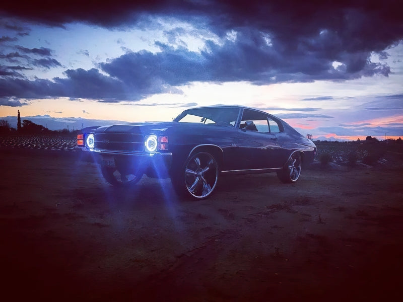 Oracle Pre-Installed Lights 7 IN. Sealed Beam - White Halo