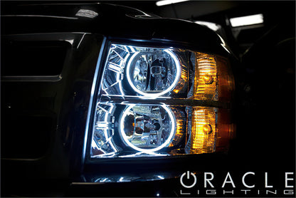 Oracle Chevy Silverado 07-13 Halo Kit Round Style - ColorSHIFT w/ 2.0 Controller