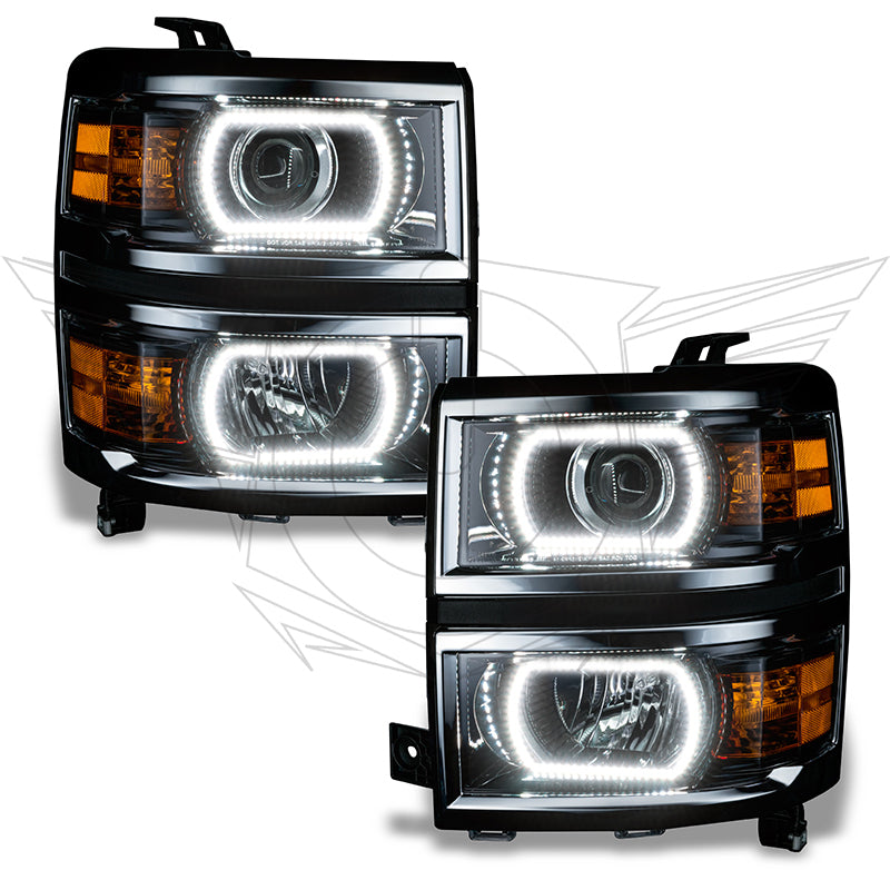 Oracle Chevrolet Silverado 14-15 Halo Kit Projector Style - ColorSHIFT