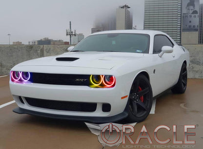 Oracle Dodge Challenger 08-14 LED Waterproof Halo Kit - ColorSHIFT