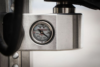 Weigh Safe 8in Drop Hitch w/Built-in Scale & 2in Shank (10K/12.5K GTWR) w/WS05 - Aluminum