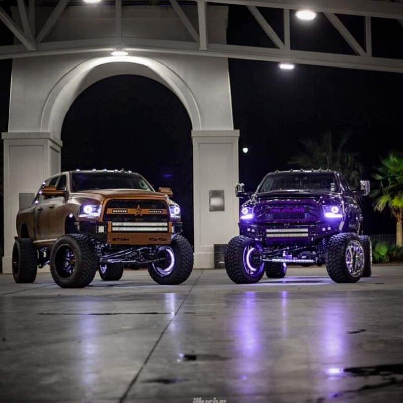 Oracle Ram 13-18 Projector Headlight Halo Kit - ColorSHIFT w/ Simple Controller