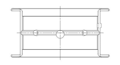 ACL Chevrolet V8 396/402/427/454 STD Size High Perf Main Bearing Set w/.001 Oil Clearance (Narrowed)