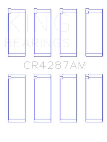 King Engine Bearings Acura B18C1/B18C5 L4 / Honda 110CI DOHC (Size +0.50) Rod Bearing Set