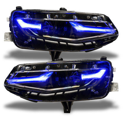 Oracle 19-21 Chevy Camaro LS/LT RGB+A Headlight DRL Kit - ColorSHIFT w/ 2.0 Controller