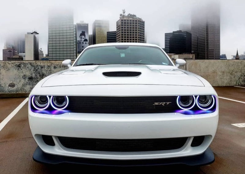 Oracle Dodge Challenger 15-21 LED Waterproof Halo Kit - ColorSHIFT