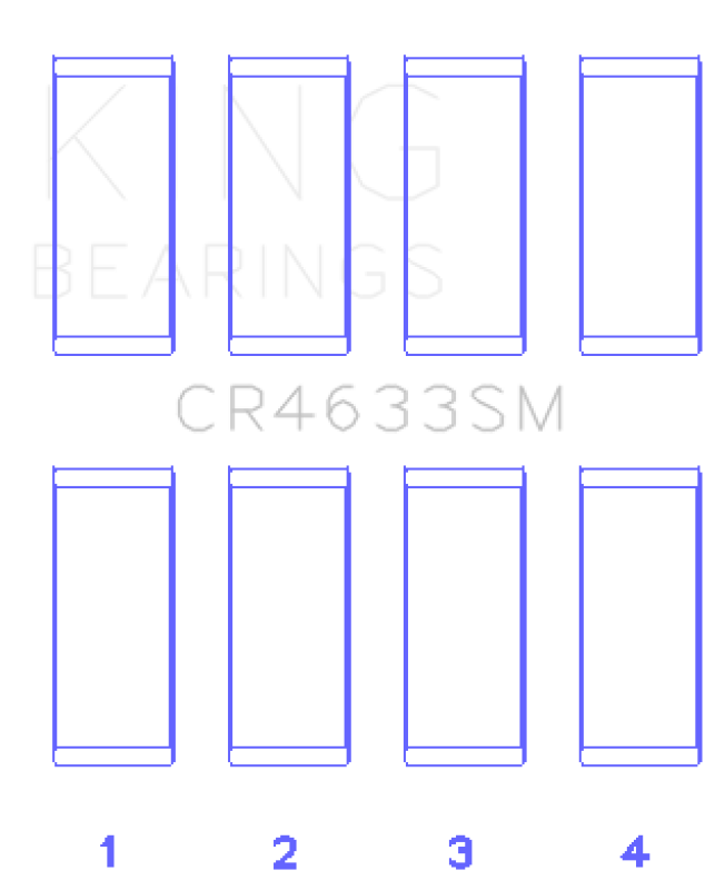 King Engine Bearings 2008 Mini Cooper N14 Turbo Rod Bearing Set - Size STD
