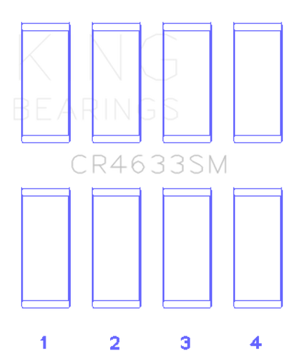 King Engine Bearings 2008 Mini Cooper N14 Turbo Rod Bearing Set - Size STD