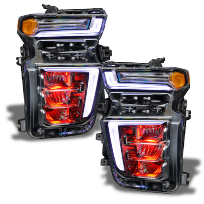 Oracle 20-21 Chevy Silverado HD 2500RGB Headlight Demon Eye Kit - w/o Controller