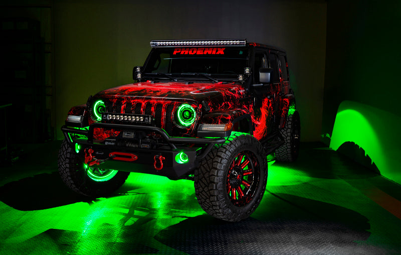 Oracle Jeep Wrangler JK/JL/JT High Performance W LED Fog Lights - Green