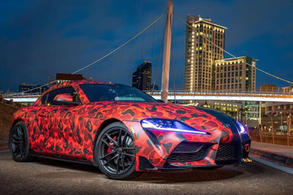Oracle 20-21 Toyota Supra GR RGB+A Headlight DRL Upgrade Kit - ColorSHIFT