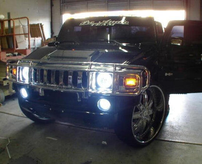 Oracle Hummer H2 03-10 LED Fog Halo Kit - White