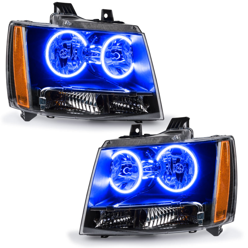 Oracle Lighting 07-14 Chevrolet Tahoe Pre-Assembled LED Halo Headlights -Blue