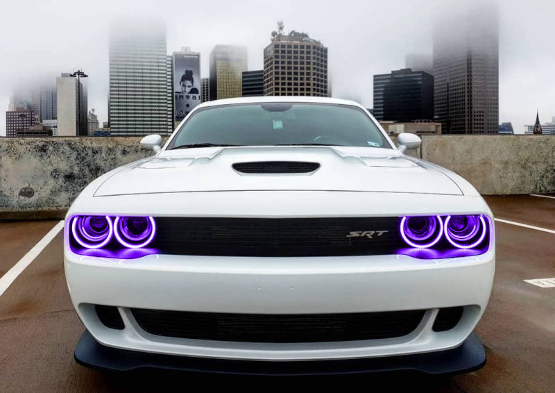 Oracle Dodge Challenger 15-21 LED Waterproof Halo Kit - ColorSHIFT