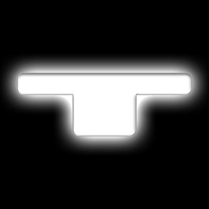 ORACLE Lighting Universal Illuminated LED Letter Badges - Matte Wht Surface Finish - T