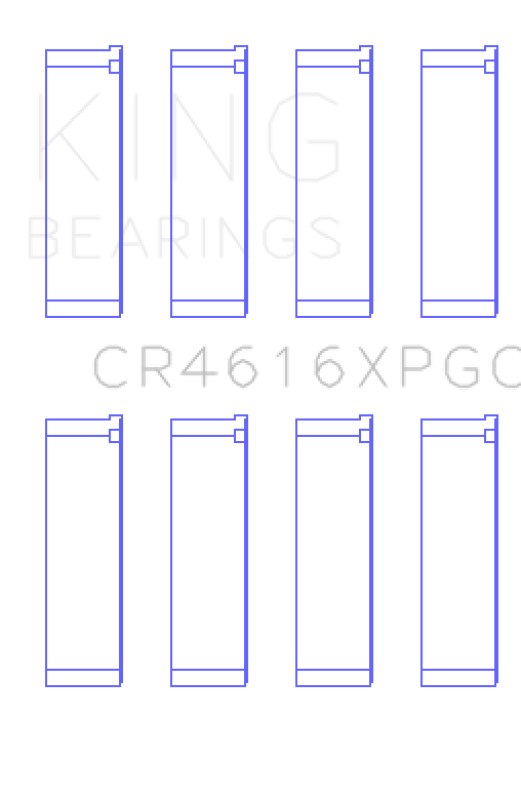 King Engine Bearings Subaru FA20 pMaxKote Performance Rod Bearing Set - Size STD