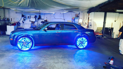 Oracle LED Illuminated Wheel Rings - Double LED - Blue